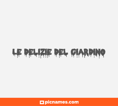 Le delizie del giardino